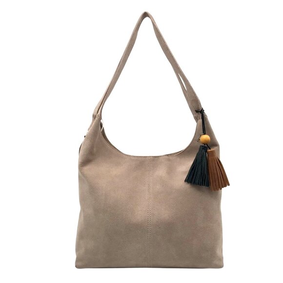 The Sak Sand Suede Huntley Hobo Bag - Picture 1 of 11
